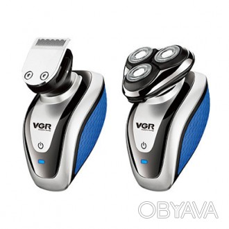 Електробритва VGR-300– повний контроль над голінням!
Ергономічний дизайн
Компакт. . фото 1