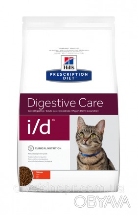 Лечебный корм Хилс i/d для котов с курицей Hill's Prescription Diet i/d Digestiv. . фото 1
