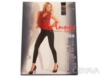 Леггинсы ANNES GIZA styling 90 den цветные . Элегантные, плотные леггинсы из 3D . . фото 1