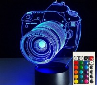 
Видео-обзор, есть в описании
Каждый 3D Светильник имеет 16 цветов подсветки. 
У. . фото 2