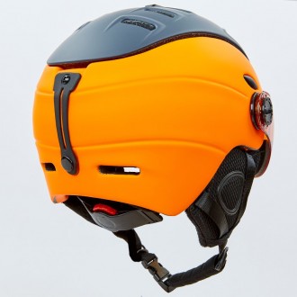 Шлем горнолыжный предназначен, прежде всего, для защиты. Его усиленная конструкц. . фото 6