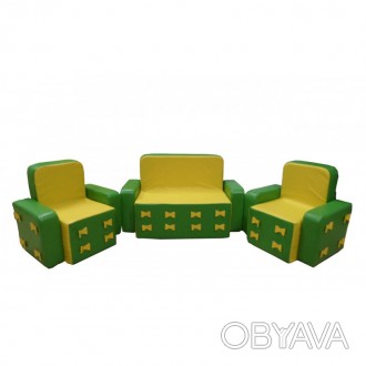 Набор мебели БантикОписание: представляет собой набор мягкой игровой мебели для . . фото 1