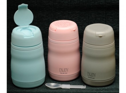 Термос для еды 400мл с ложкой. Одесса. фото 1