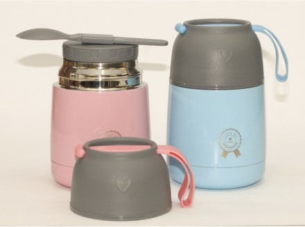 Термос 430 мл для еды + ложка. Одесса. фото 1