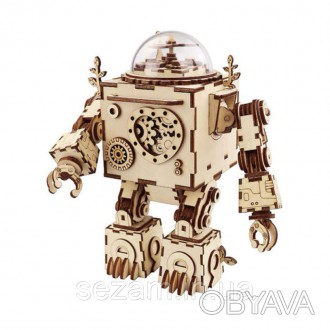 
Функциональный музыкальный робот Robotime — лучшая игрушка ребенка, которую мож. . фото 1