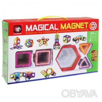 Магнітний конструктор Magical Magnet 40 деталей
Дивовижна гра-конструктор Magica. . фото 1