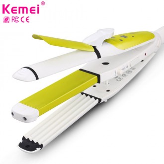Kemei КМ-2208 для укладання волосся 3в1 плойка гофре утюжок. Київ. фото 1 Kemei КМ-2208 для укладання волосся 3в1 плойка гофре утюжок. Київ. фото 1