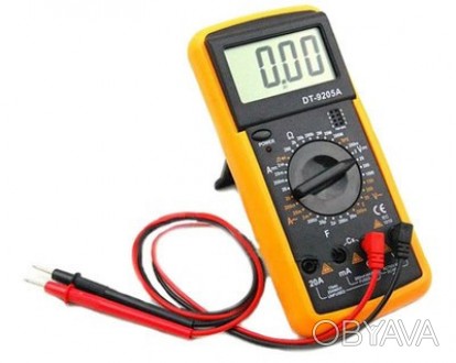 Мультиметри DT9205 призначені для вимірювання струму, напруги, опору, параметрів. . фото 1