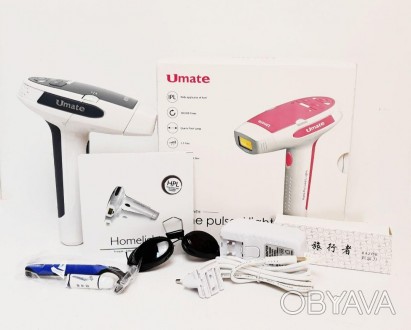 Лазерний фотоепілятор UMATE Home pulsed light T006, 36 Вт
Для безболісного і ост. . фото 1