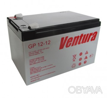 
	Аккумуляторная батарея Ventura 12V 12Ah - компактная, мощная батарея, создана . . фото 1