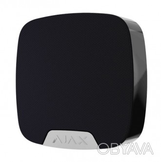 
	Беспроводная комнатная сирена Ajax HomeSiren черная предназначена для звуковог. . фото 1