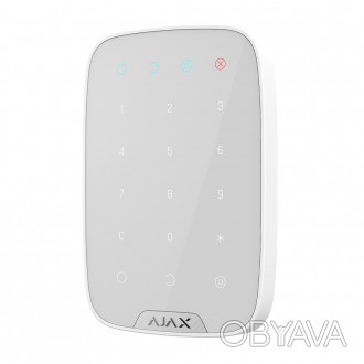
	Беспроводная сенсорная клавиатура Ajax KeyPad используется для управления охра. . фото 1