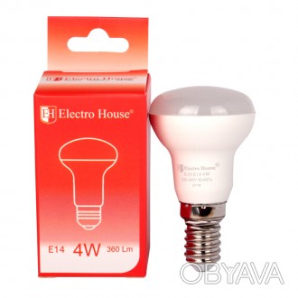 LED лампа Гриб R39 E14 4 Вт 4100К EH-LMP-R39 от торговой марки Electro House пре. . фото 1
