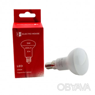 LED лампа Гриб R50 E14 5 Вт 4100К EH-LMP-R50 от торговой марки Electro House пре. . фото 1