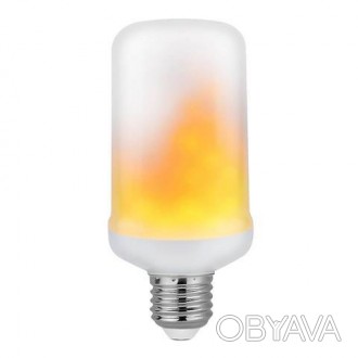 Лампа пламя SMD LED "FIREFLUX" 5W 1500К E27. . фото 1
