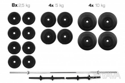 Штанга + Гантели Набор 90 кг
 
Представляем набор нагрузок (Штанга + Гантели) с . . фото 1