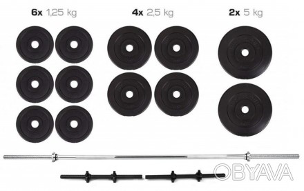 Штанга + Гантели Набор 40 кг
 
Представляем набор нагрузок с общим весом 40 кг. . . фото 1