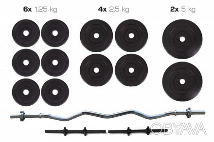 Штанга + Гантели Набор 36 кг
 
Представляем набор нагрузок с общим весом 36 кг. . . фото 1