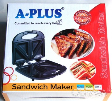 Электрическая бутербродница A-Plus 2034 Сэндвичница Сендвичницы появились в наше. . фото 1