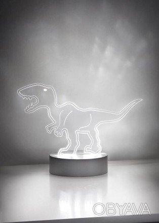 
 
3D ночник DINO ETCHED LED 
. . фото 1