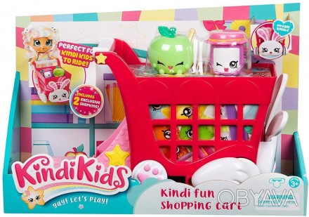 Тележка для покупок Kindi kids 
Идеально подходит для детей Кинди, чтобы держать. . фото 1