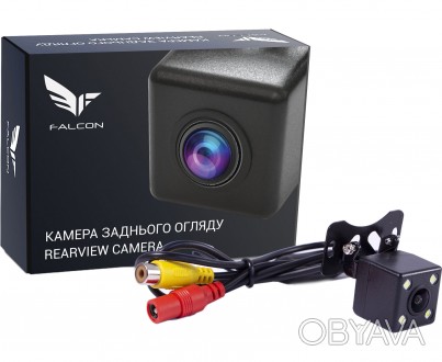 Универсальная камера заднего вида Камера Falcon RC170-AHD с LEDКамера заднего ви. . фото 1