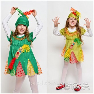 Детские карнавальные костюмы для детей 
Качественный костюм платье и шапочкк под. . фото 1
