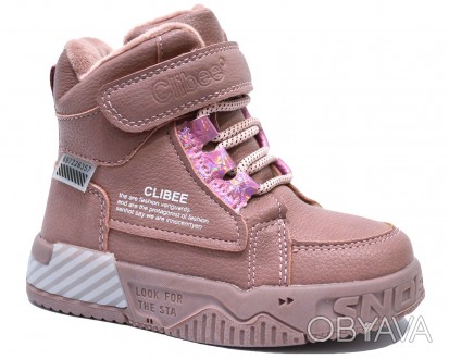 Ботинки зимние CLIBEE арт.H-266-P, look, розовый Материал наружный – эко-кожа. М. . фото 1