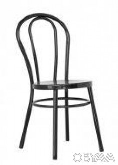 Стілець металевий барний, віденський стілець, виготовлений з металу, зручна висо. . фото 1
