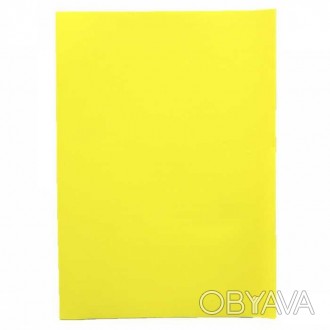  Фоамиран EVA 1.7±0.1MM Темно-желтый A4 (21X29.7CM) с клеем 10PC/OPP этик Оптова. . фото 1