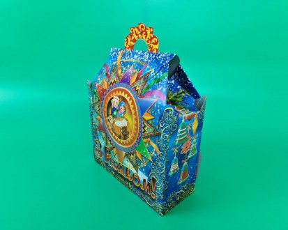 Новогодняя подарочная картонная упаковка для конфет (1000грм) З різдвом №209с (. Харьков. фото 1 Новогодняя подарочная картонная упаковка для конфет (1000грм) З різдвом №209с (. Харьков. фото 1