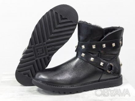 
Шикарные ботиночки в стиле УГГИ UGG из натуральной кожи с водоотталкивающим нап. . фото 1