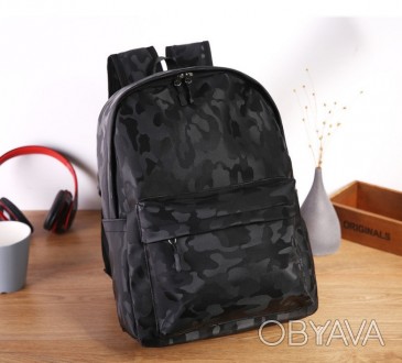 
Большой мужской городской рюкзак камуфляжный защитный, черный ранец с USB
Харак. . фото 1