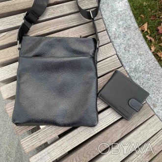 Мужской набор сумка планшетка кожаная с кошельком из натуральной кожи
ВИДЕООБЗОР. . фото 1