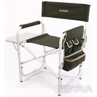 Классическое рыболовное кресло со столиком Ranger FC-95200S. Очень удобная модел. . фото 1