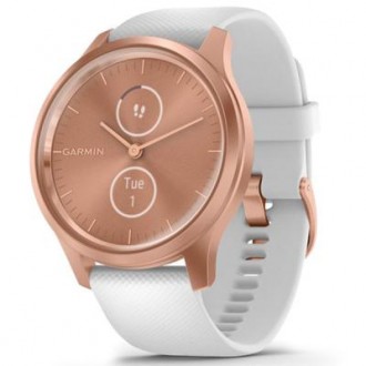 Смарт-часы Garmin vivomove Style, S/E EU, Rose Gold, White, Silicone (010-02240-. Киев. фото 1 Смарт-часы Garmin vivomove Style, S/E EU, Rose Gold, White, Silicone (010-02240-. Киев. фото 1