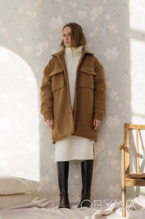 Женское пальто Stimma Лорен. Это стильная теплая модель станет превосходной осно. . фото 1