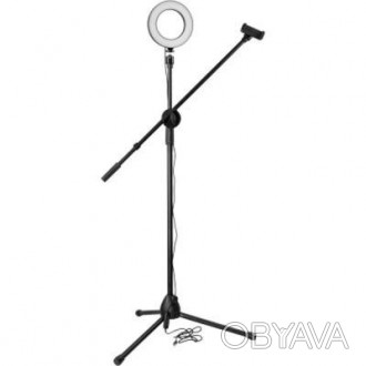 Portable Tripod Kit LED Stork – это штатив для телефона или фотоаппарата, которы. . фото 1