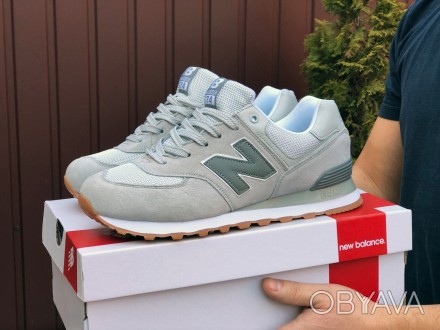 Кроссовки мужские серые замша New Balance 574
