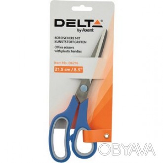 Ножиці Delta by Axent 21,5 см сині D6216-02
 
Офісні ножиці Axent Standard 6216-. . фото 1