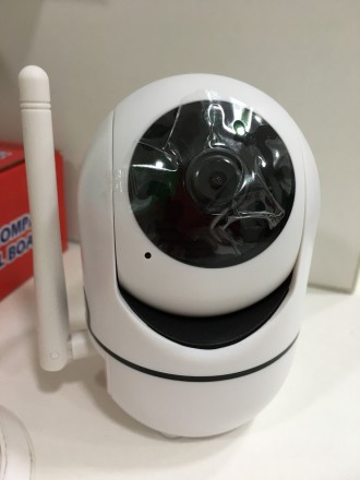 Беспроводная поворотная WIFI IP камера 2MP FULLHD 1080P с функцией 2-х сторонней. Київ. фото 1 Беспроводная поворотная WIFI IP камера 2MP FULLHD 1080P с функцией 2-х сторонней. Київ. фото 1