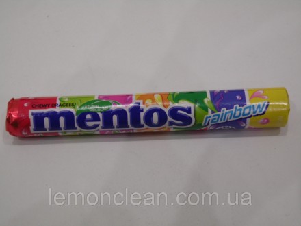 Цукерки жувальні Mentos rainbow фрукти 38 г. Золочев. фото 1 Цукерки жувальні Mentos rainbow фрукти 38 г. Золочев. фото 1