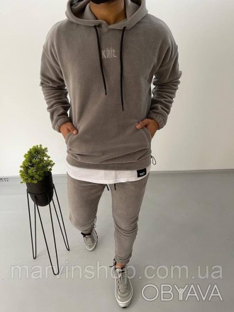 
Спортивный костюм мужской зимний флисовый серый Basic Размер S
 
Мужской флисов. . фото 1
