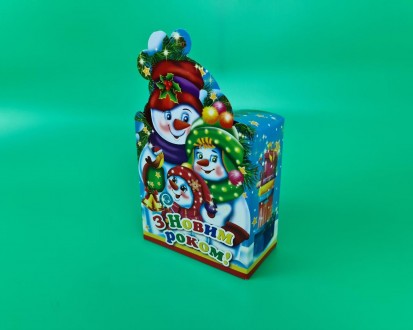 Новогодняя Упаковка Коробка для Конфет Подарков (700гр) Семья сниговиков (25 шт). Днепр. фото 1 Новогодняя Упаковка Коробка для Конфет Подарков (700гр) Семья сниговиков (25 шт). Днепр. фото 1