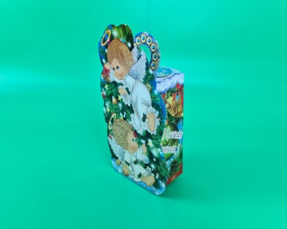 Новогодняя Упаковка Коробка для Конфет Подарков (700гр) Ангелочки у Елки (25 шт). Днепр. фото 1 Новогодняя Упаковка Коробка для Конфет Подарков (700гр) Ангелочки у Елки (25 шт). Днепр. фото 1