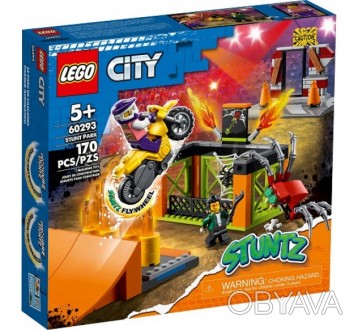 
Lego City Парк каскадёров 60293
	Заводите мотоцикл с маховиком для трюков в реа. . фото 1