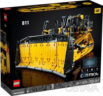 
Lego Technic Бульдозер Cat D11 на пульте управления 42131
	Бульдозер Cat® D11 —. . фото 1