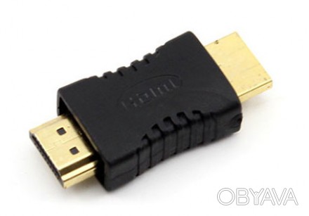 
HDMI M to HDMI M (male) соединитель переходник адаптер прямой
. . фото 1