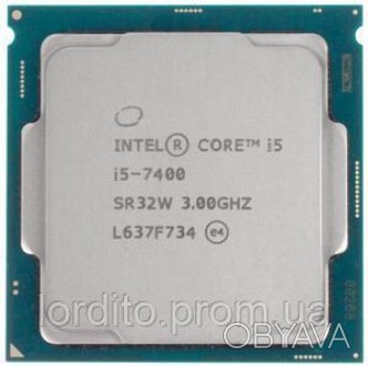 
Процессор Intel KabyLake Core i5-7400 3.0GHz/8GT/s/6Mb/65W (BX80677I57400) Sock. . фото 1