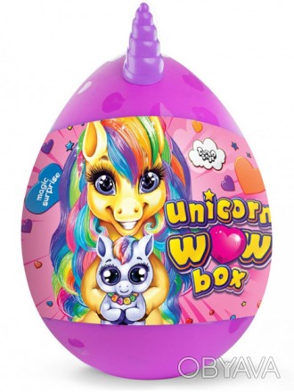 Набір для творчості Яйце Unicorn WOW Box Єдиноріг від виробника Danko Toys Ця іг. . фото 1